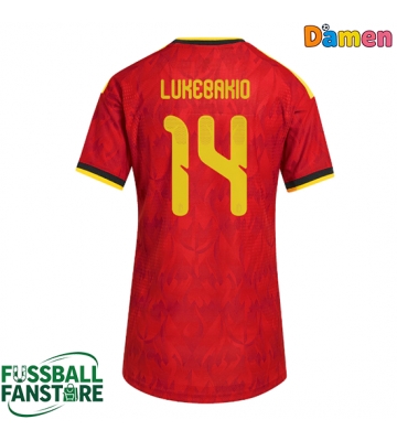 Belgien Dodi Lukebakio #14 Replik Heimtrikot Damen WM 2026 Kurzarm
